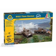 Italeri Sherman M4A3 75mm - model la scara