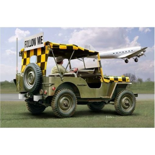 Italeri Jeep - Follow Me - model la scara