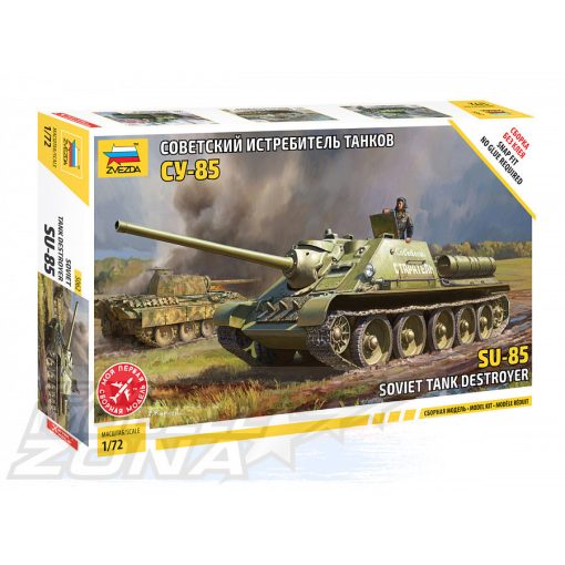 Zvezda - 1:72 SU-85 - model la scara