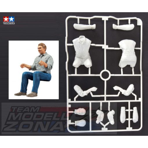 Tamiya - 1:14 gépkocsivezető figura - model la scara