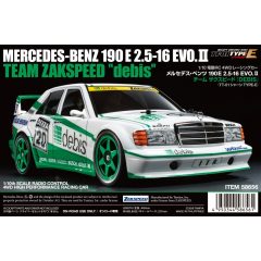 Tamiya - 1:10 Mercedes 190E debis Zakspeed TT-01E (§)