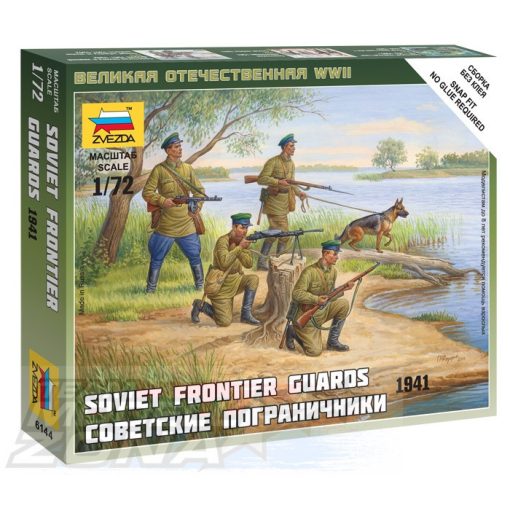 Zvezda Soviet Frontier Guards - model la scara