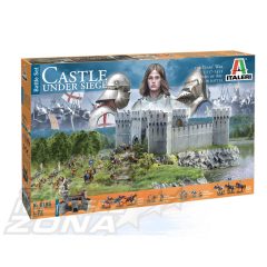   Italeri - 1:72 CASTLE UNDER SIEGE - 100 Years' War 1337/1453 DIORÁMA model la scara SZETT