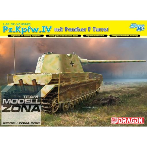 Dragon - 1:35 Pz.Kpfw.IV mit Panther F Turret - model la scara