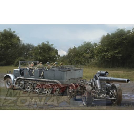 Dragon - 1:35 Sd.Kfz.7 8(t)Halft+s.FH.18 Howitzer- model la scara