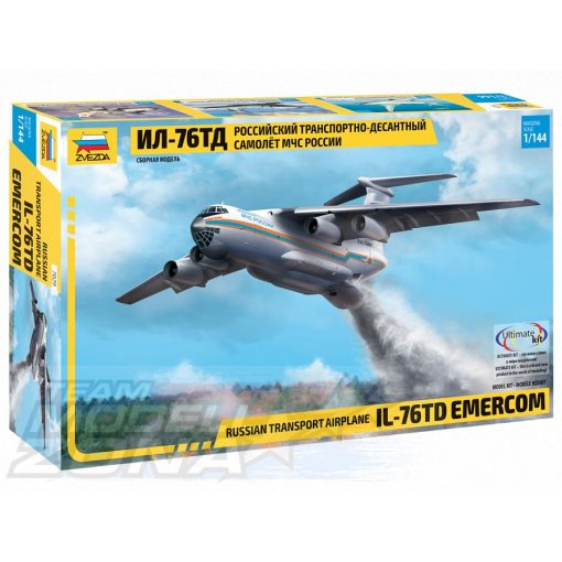 Zvezda - 1:144 Ilyushin IL-76TD EMERCOM - model la scara