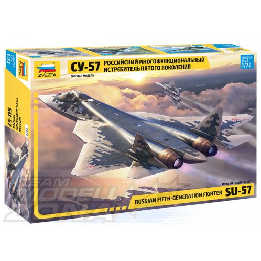 Zvezda - 1:72 Su-57 ötödik generáció - model la scara