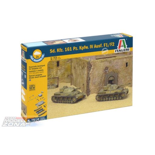 Italeri - 1:72 SdKfz.161 PzKpfw. IV F1 Fast As.Kit - model la scara