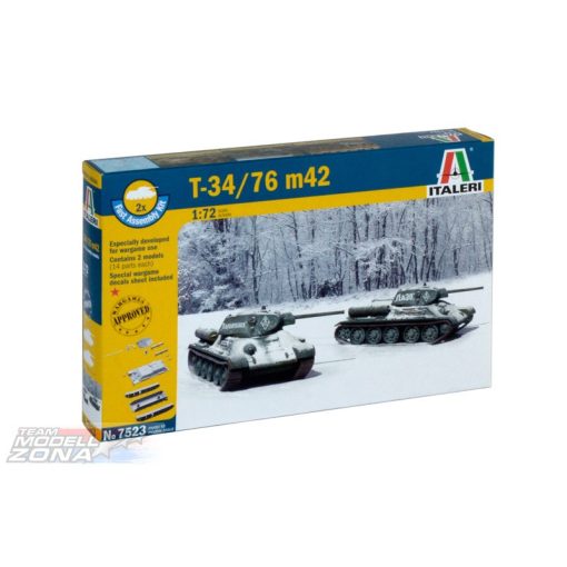 Italeri - 1:72 T 34 / 76 m42 - model la scara