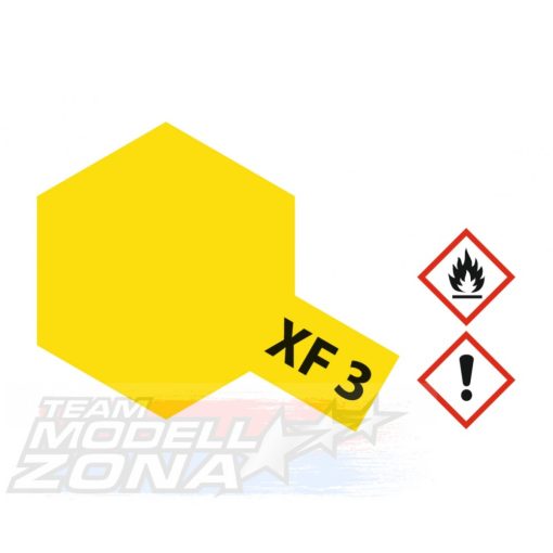 Tamiya Acrylic XF-3 Flat Yellow