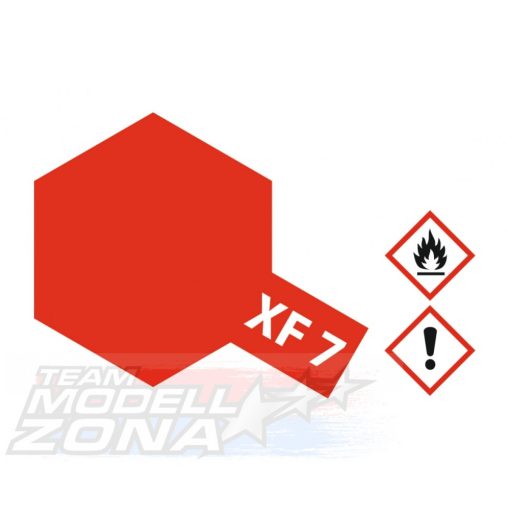 Tamiya Acrylic XF-7 Flat Red