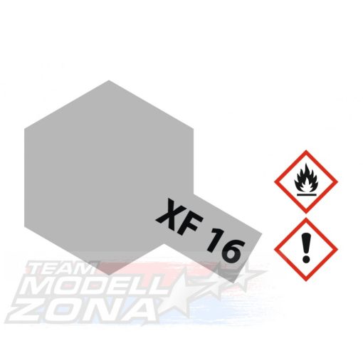 Tamiya Acrylic XF-16 Flat Aluminum