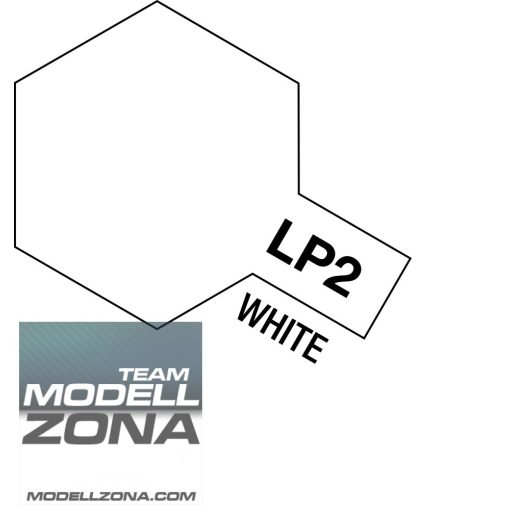 LP-2 White 10ml (VE6) - fehér festék