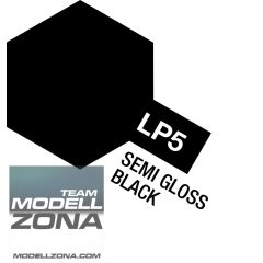   LP-5 semi gloss black 10ml (VE6) - fél fényes fekete festék