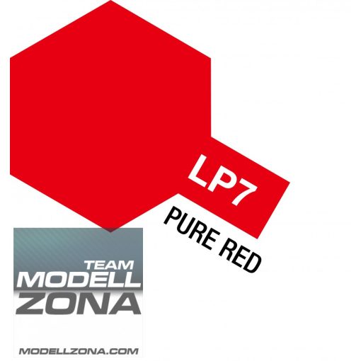 LP-7 pure red 10ml (VE6) - piros festék