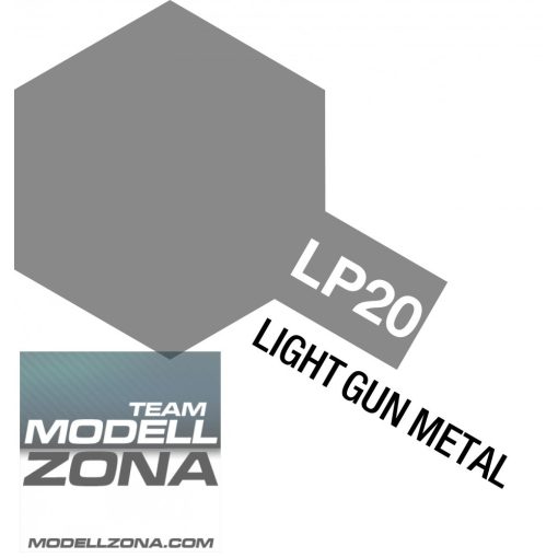 LP-20 light gun metal 10ml (VE6) - világos fegyver szin - festék