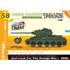   Dragon - 1:35 Chinese Volunteer T-34/85 +  Ch.Vol. - model la scara