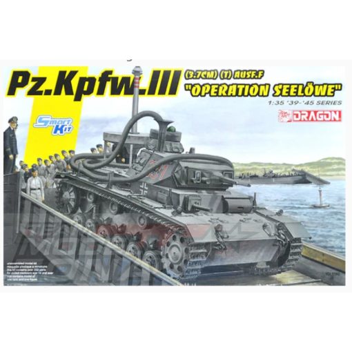 Dragon - 1:35 Pz.Kpfw.III Ausf.F (3,7cm) "Seelöwe" - model la scara