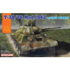 Dragon - 1:72 T-34/76 Mod.1942 Cast Turret - model la scara