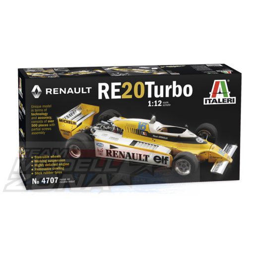 Italeri - 1:12 RENAULT RE 20 Turbo - model la scara